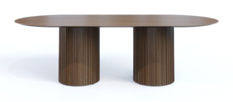 AH3099 Viena Double Pedestal Table View#3 Rev.4