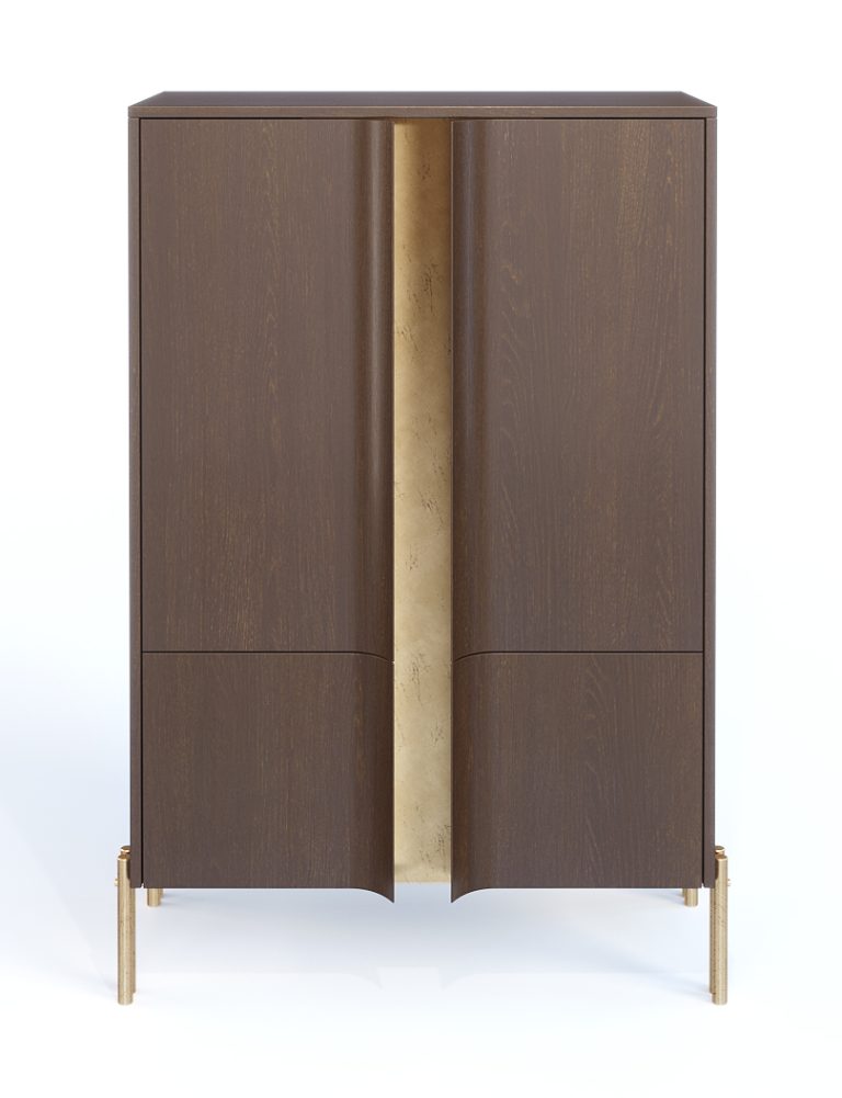 AH5132 Roma Tall Metal Leg Cabinet View#3 Rev.5